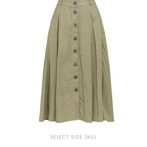 All That Remains Linen Faye Skirt